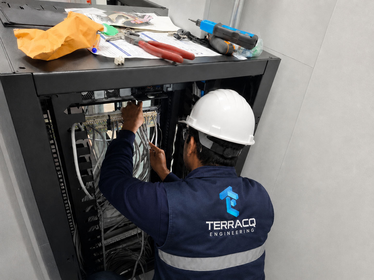 Rack de cableado estructurado